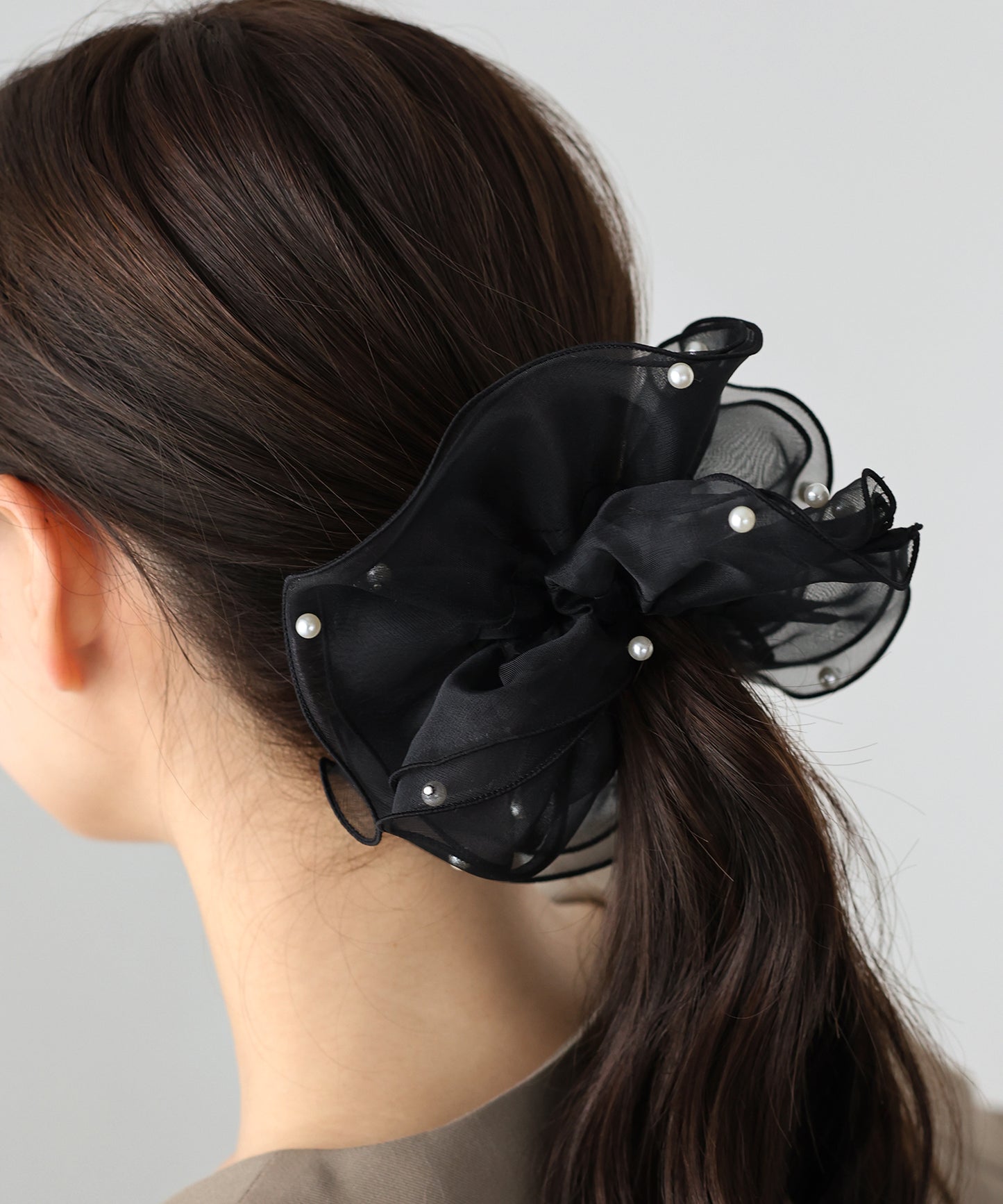 オーガンジーパールシュシュ【ネコポス】