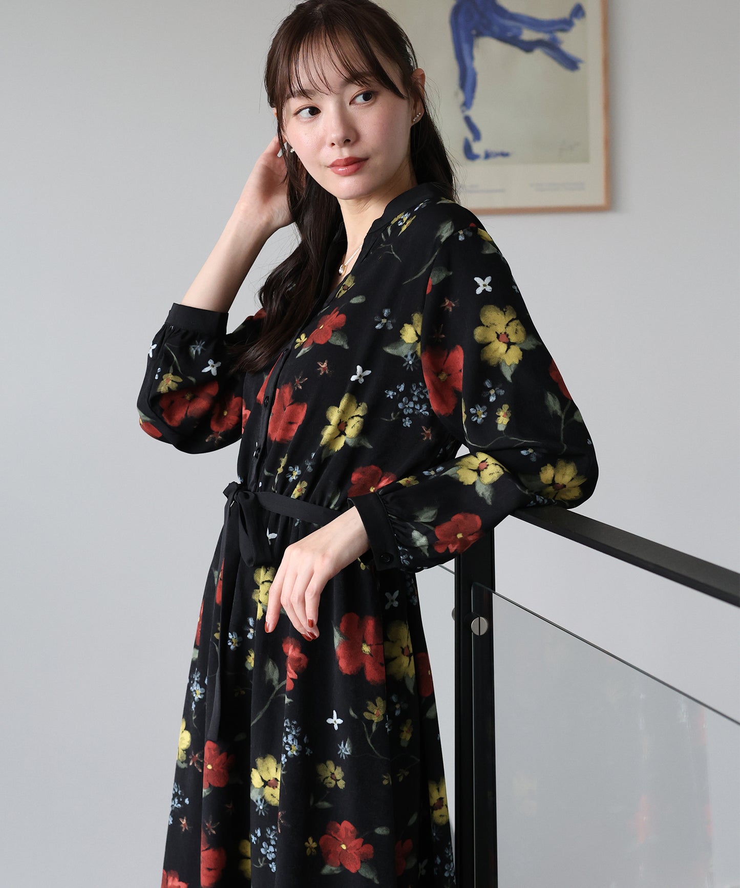 【SALE】リボンフロッキーワンピース