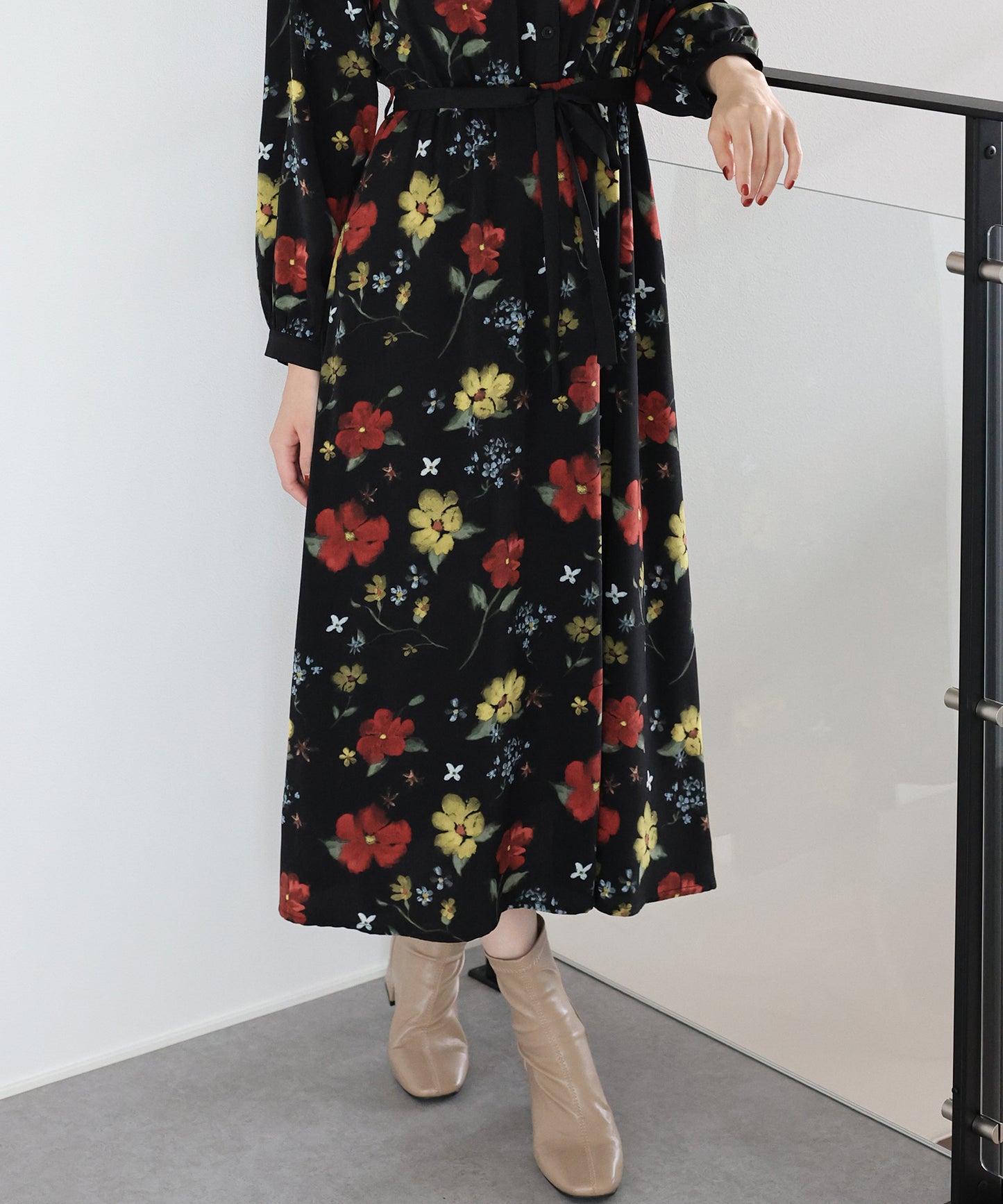 【SALE】リボンフロッキーワンピース