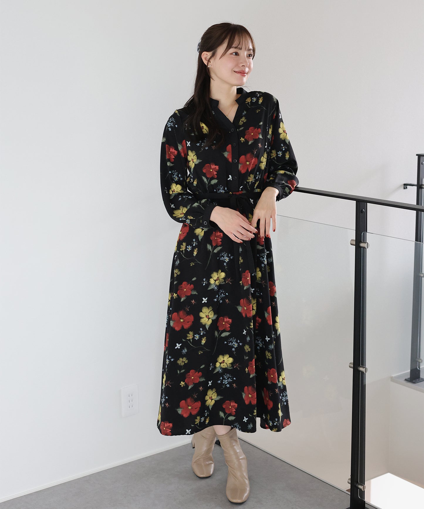 【SALE】リボンフロッキーワンピース