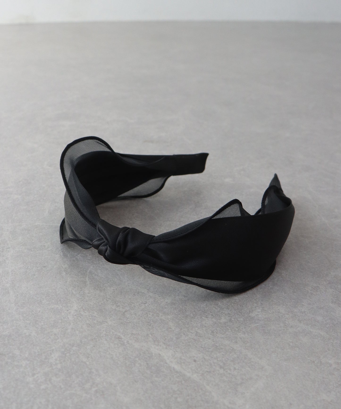 オーガンジーサテンカチューシャ