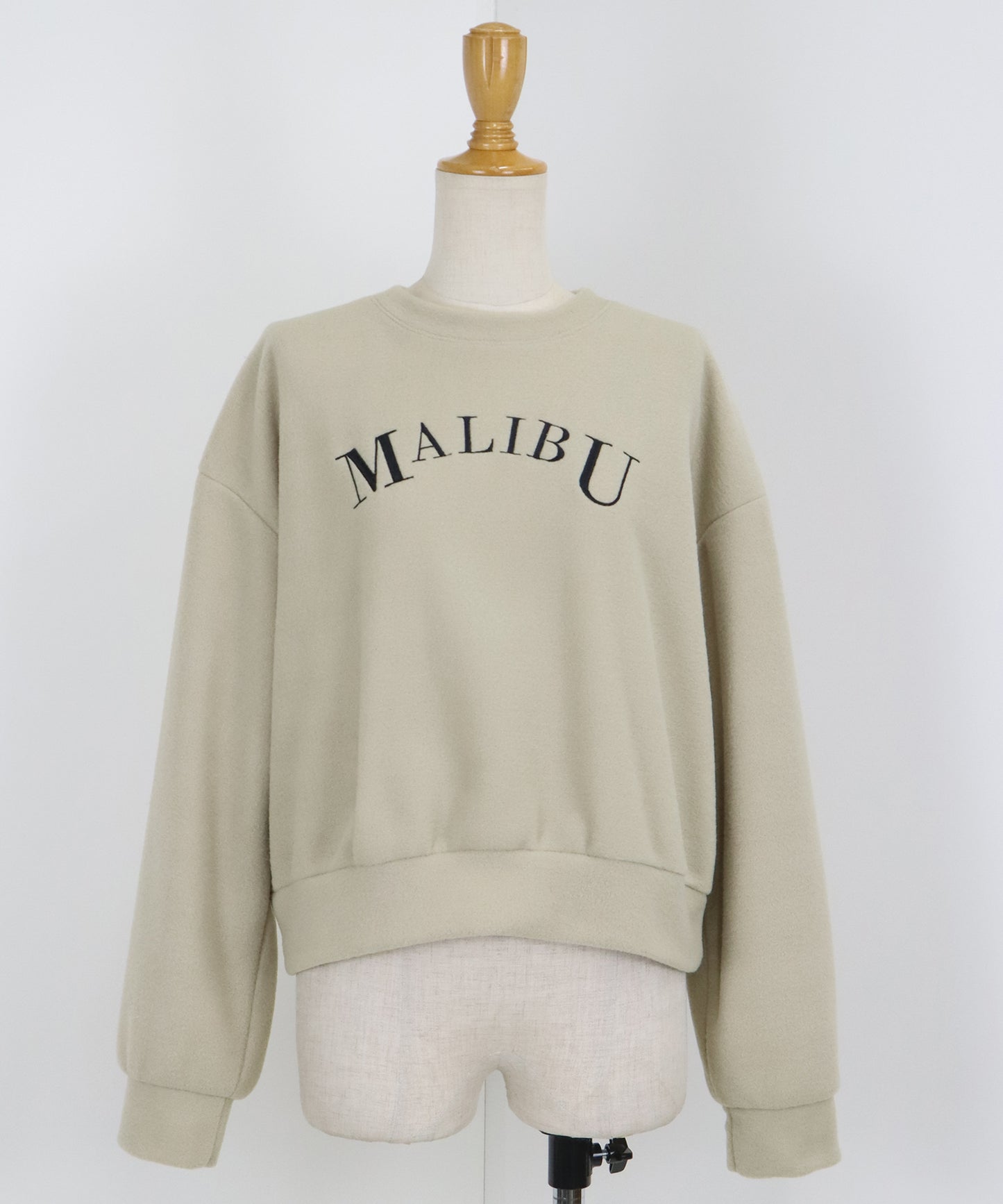 MALIBU起毛フリーススウェット