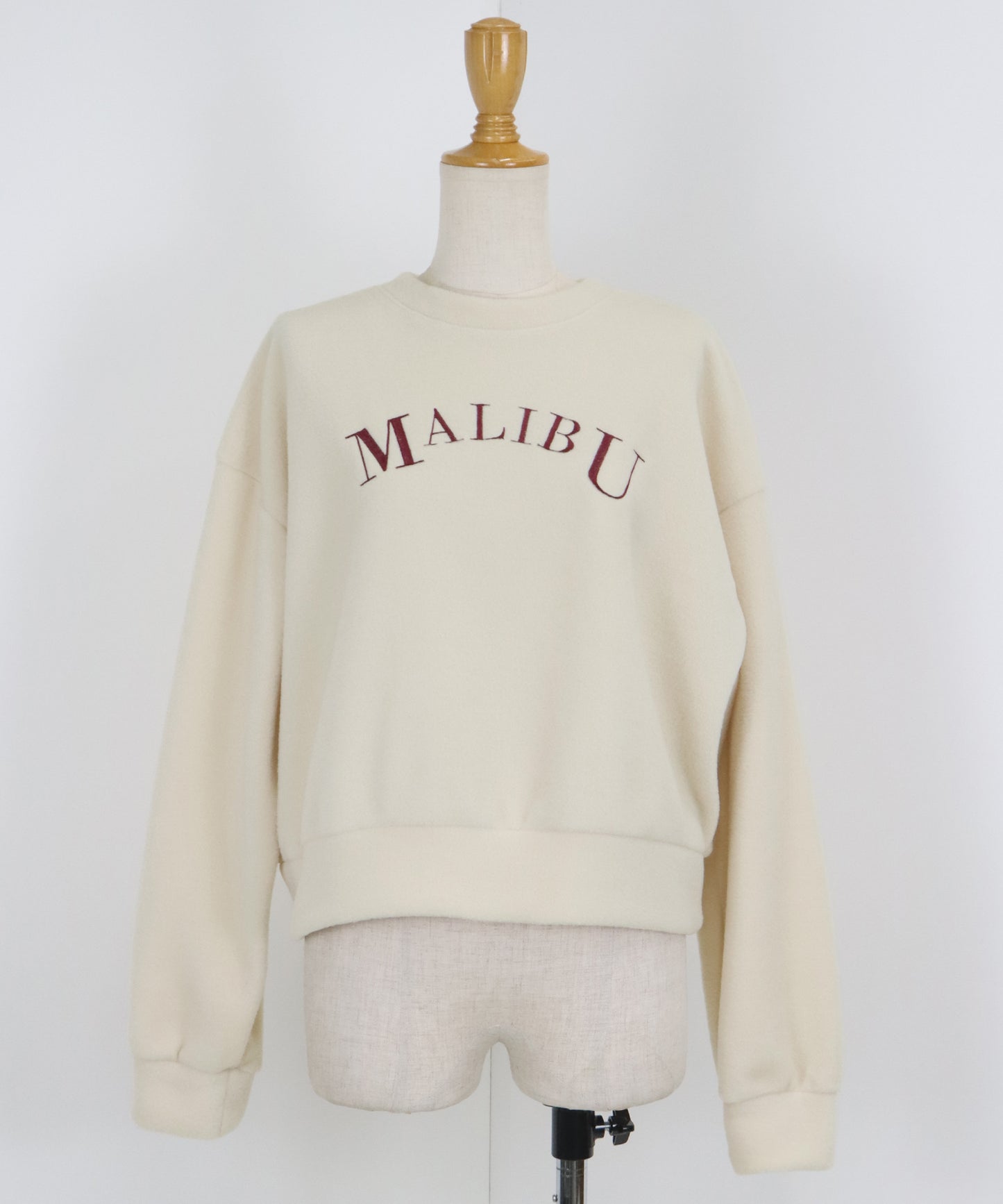 MALIBU起毛フリーススウェット