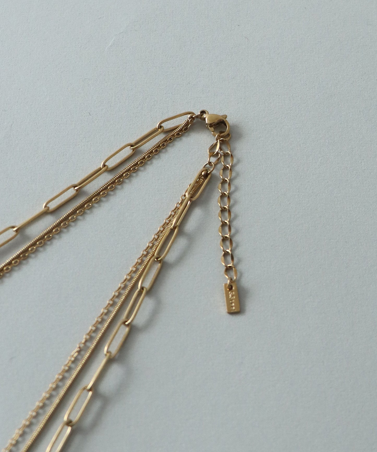 【早割5％OFF】トリプルチェーンネックレス/ サージカルステンレス【ネコポス】