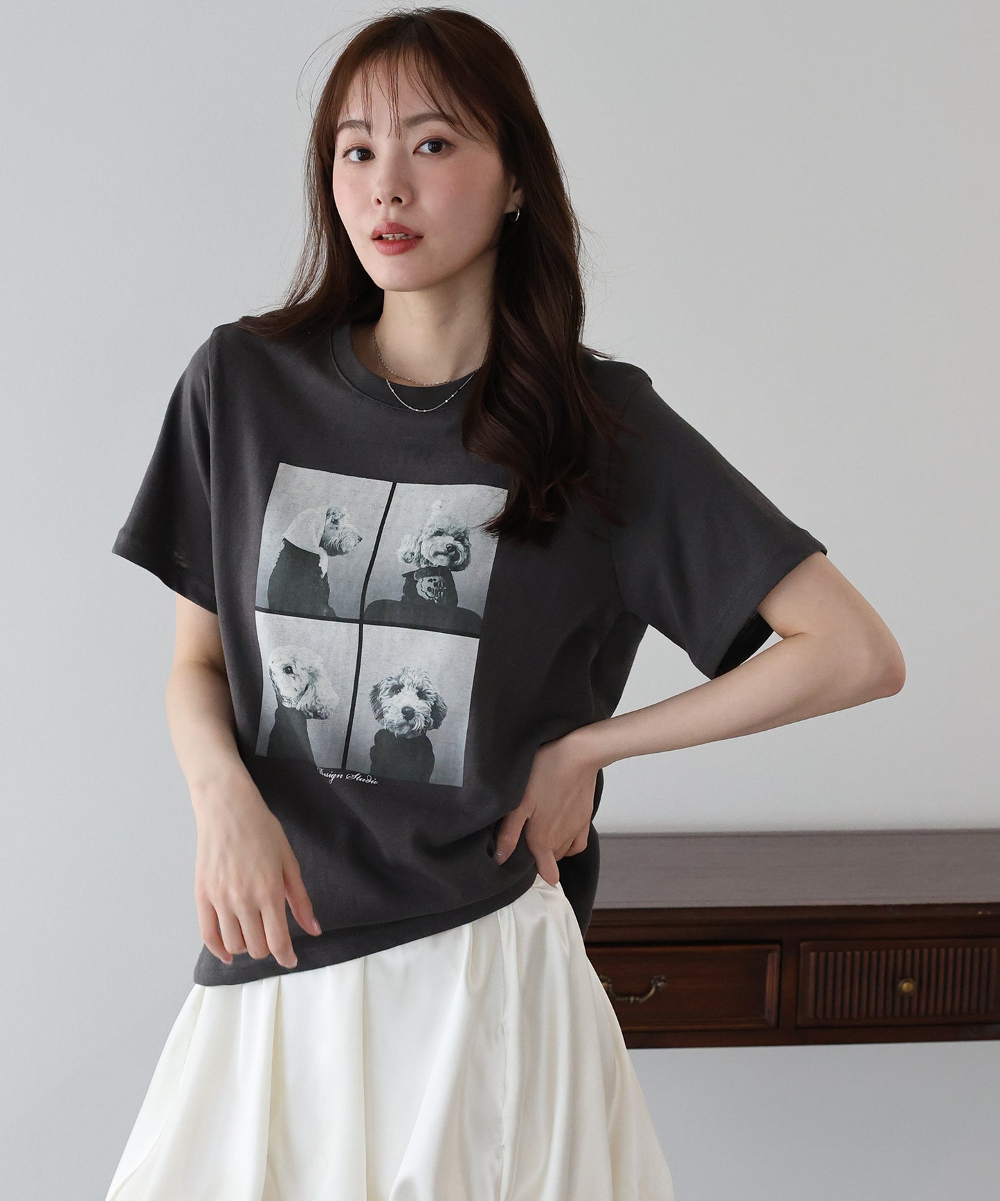 【早割5％OFF】DOGフォトプリント半袖Ｔシャツ【ネコポス】