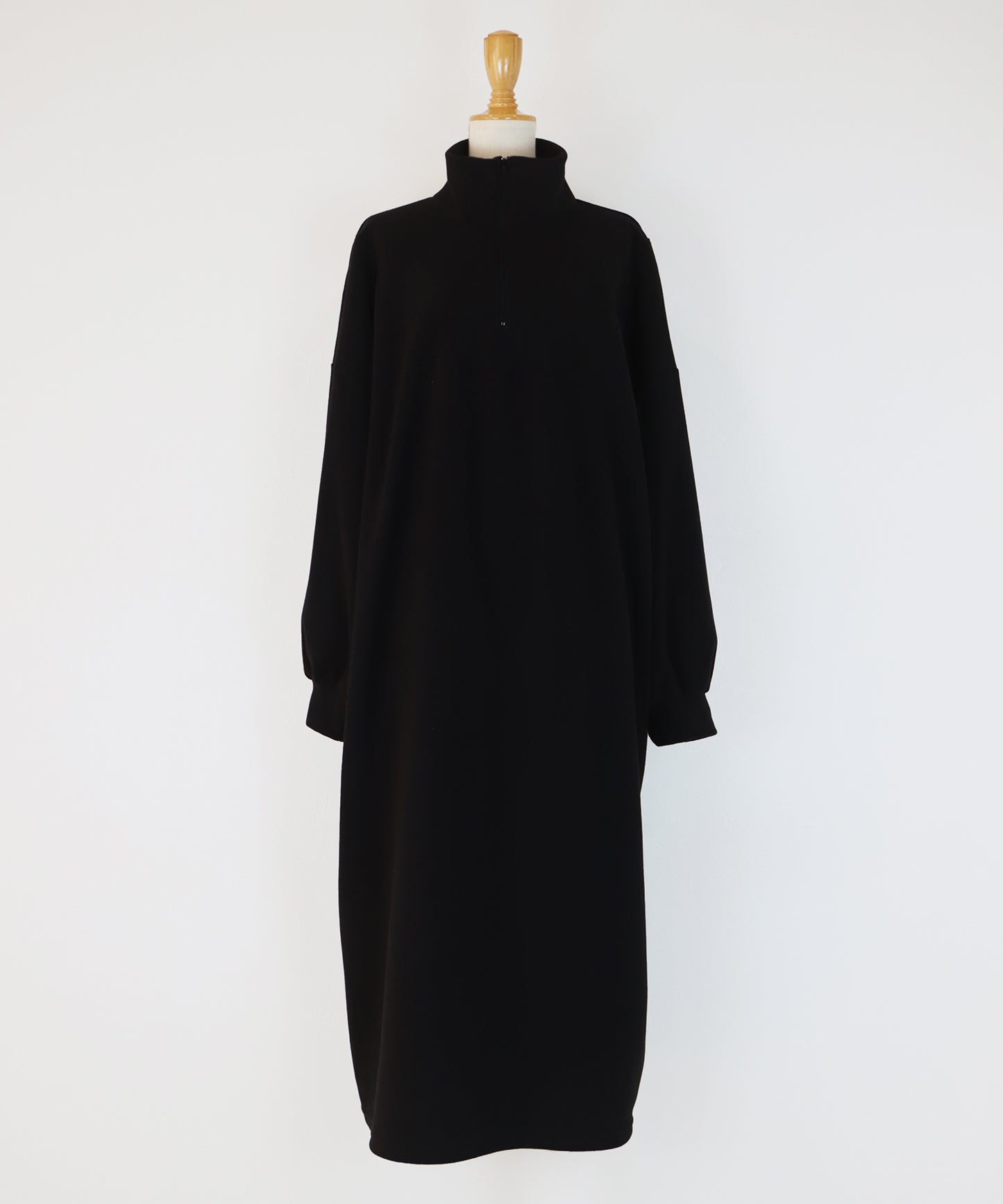【早割5％OFF】ハーフジップフリースワンピース