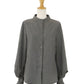 スタンドカラーボリュームスリーブシャツ