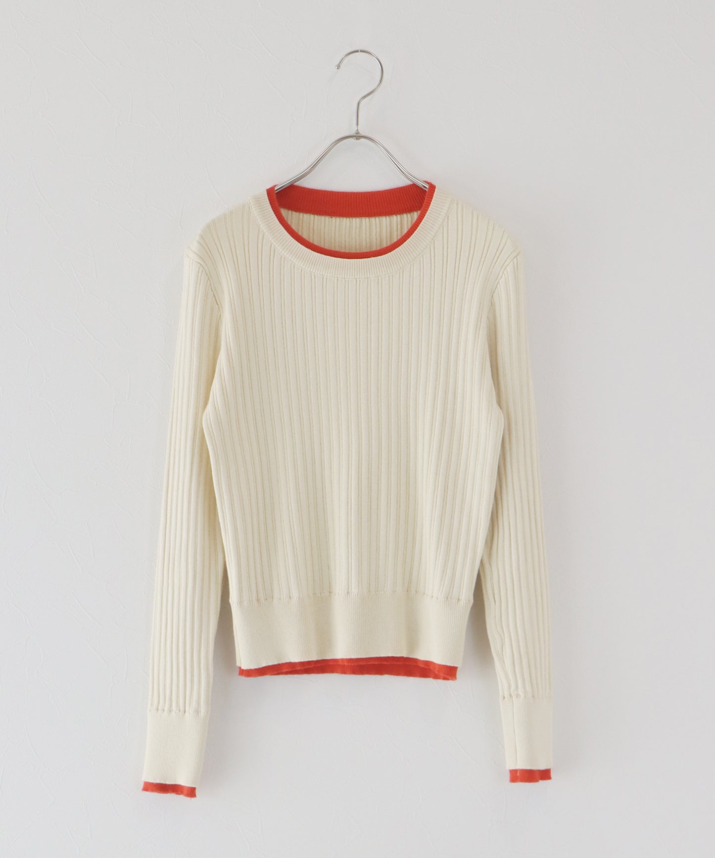 レイヤードランダムリブニット[ J by blue ]