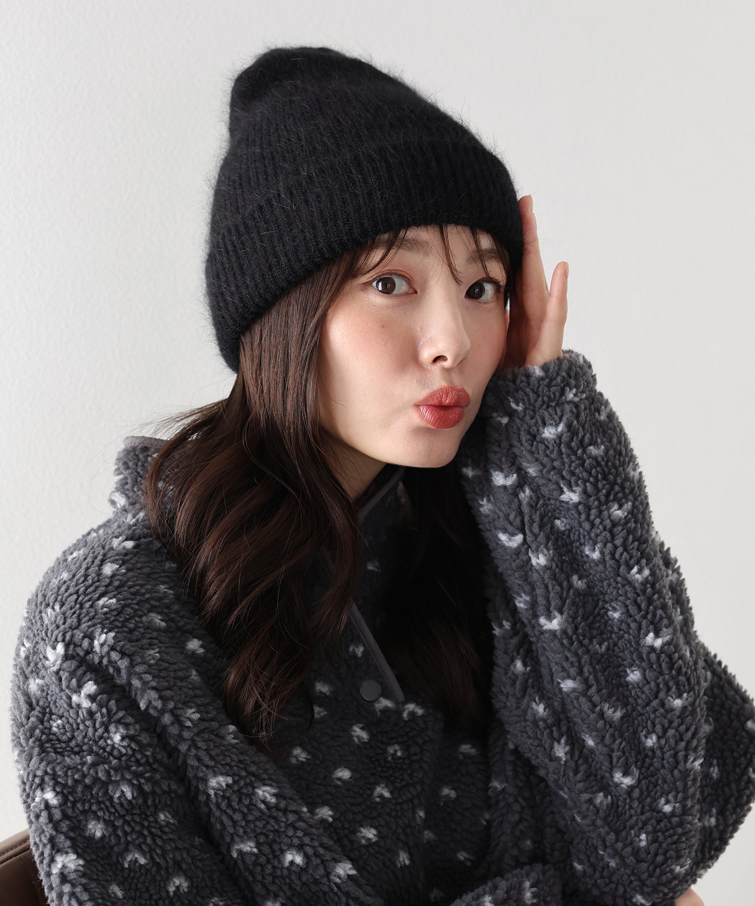 アンゴラニットビーニー 帽子【ネコポス】 – BLUE ONLINE