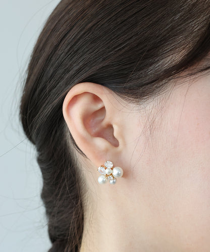 ビジュパールピアス / ニッケルフリー【メール便】