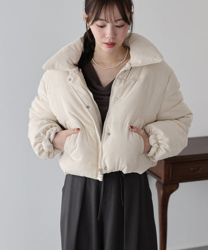 コーデュロイダウンジャケット