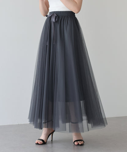 【SALE】グラデーションチュールスカート