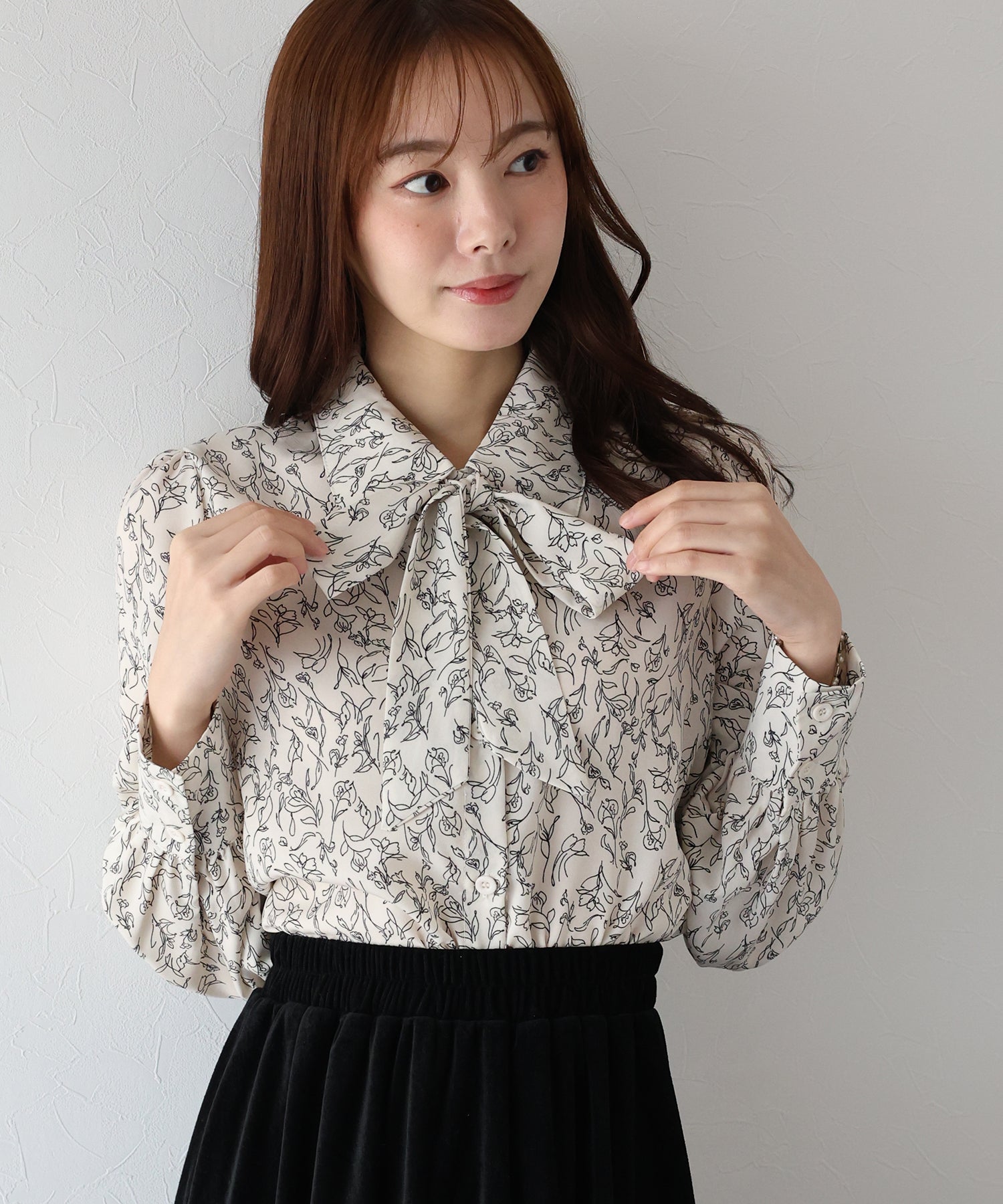 ボウタイリボンブラウス【ネコポス】 – BLUE ONLINE