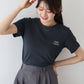 【TIME SALE】ワンポイントロゴ刺繍Tシャツ【ネコポス】