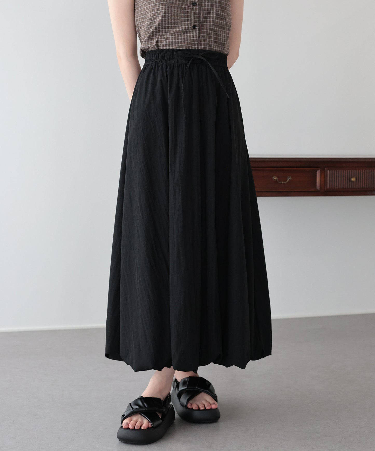【早割5％OFF】バルーンロングスカート