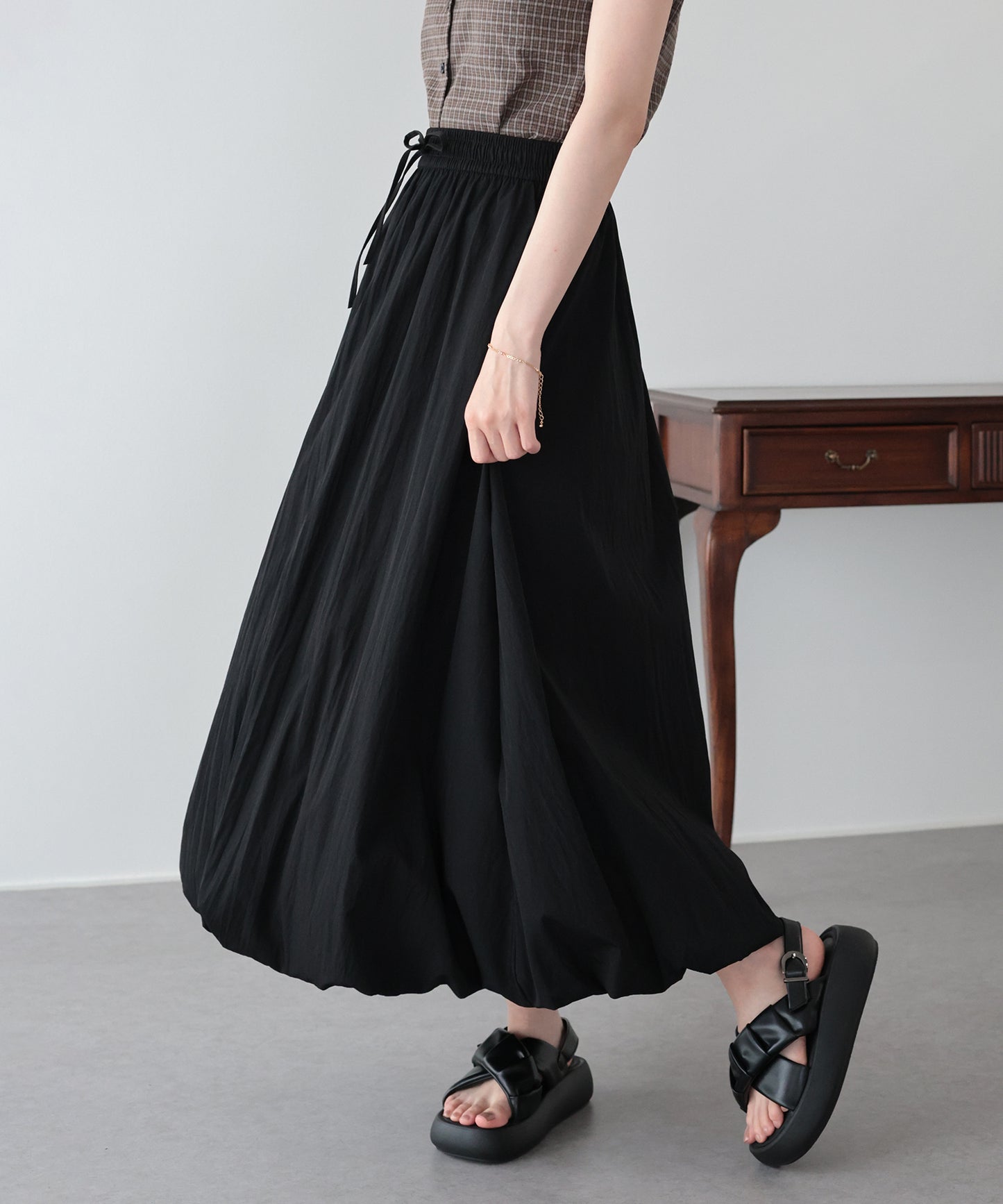【早割5％OFF】バルーンロングスカート