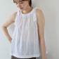 【SALE】ドットジャガードリボンブラウス