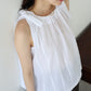 【SALE】ドットジャガードリボンブラウス