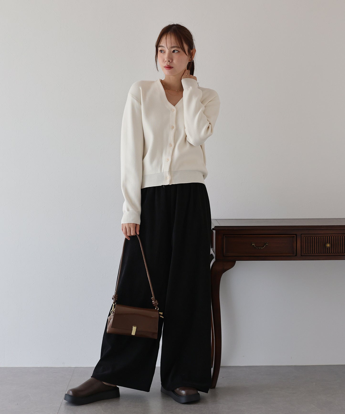 コーデュロイイージーパンツ