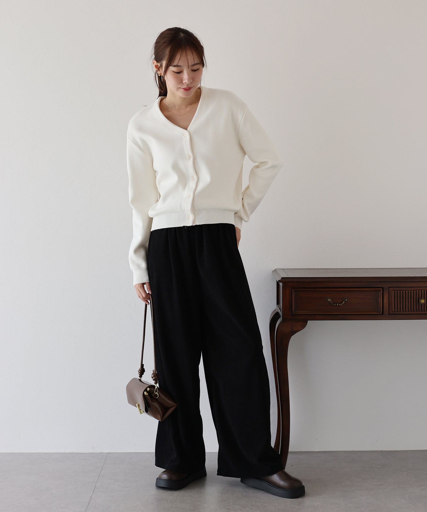 【早割5％OFF】もちもちダンボールニットカーディガン