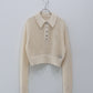 【早割5％OFF】クロシェメッシュポロニット