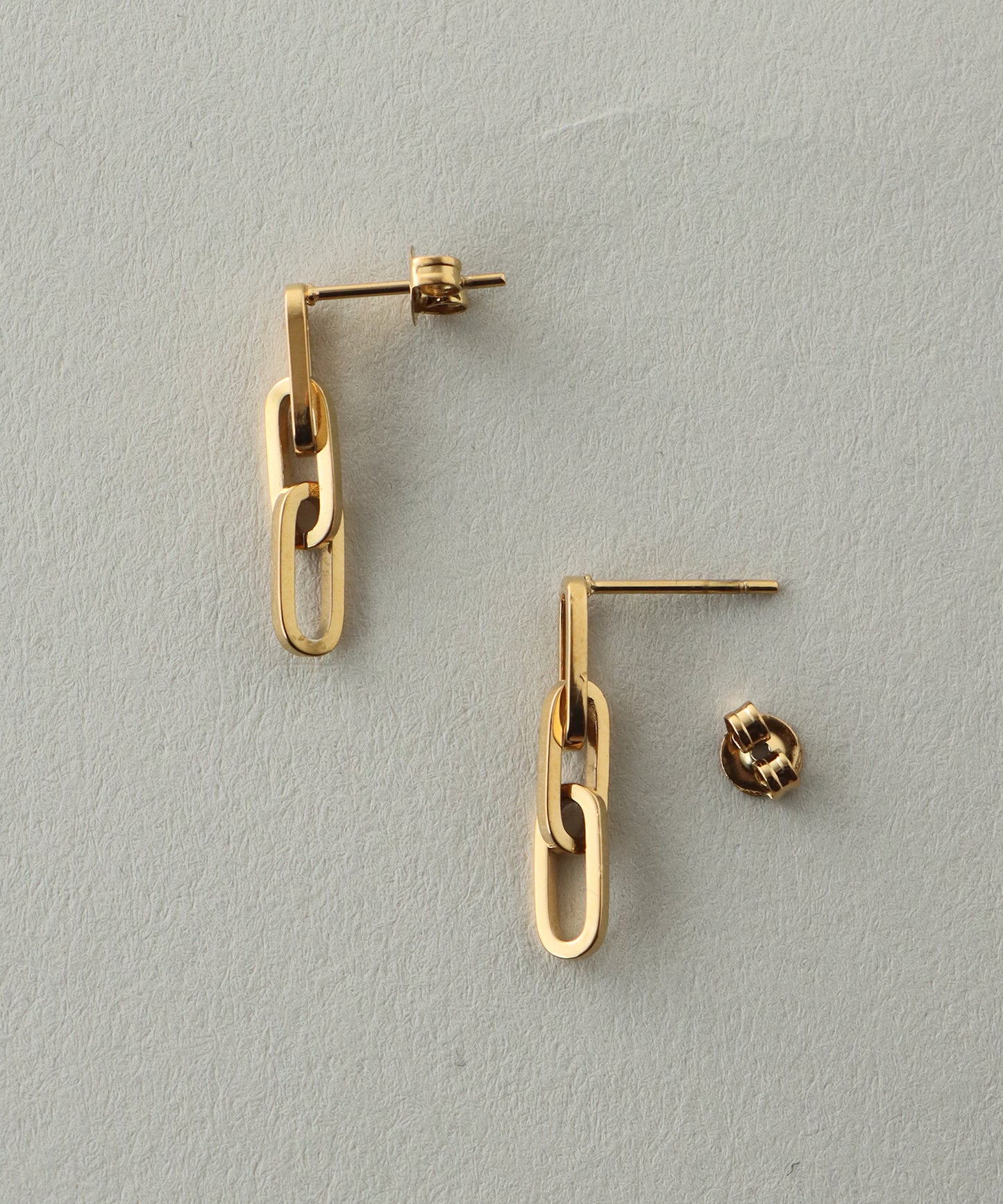 【早割5％OFF】オーバルチェーンピアス / サージカルステンレス【ネコポス】