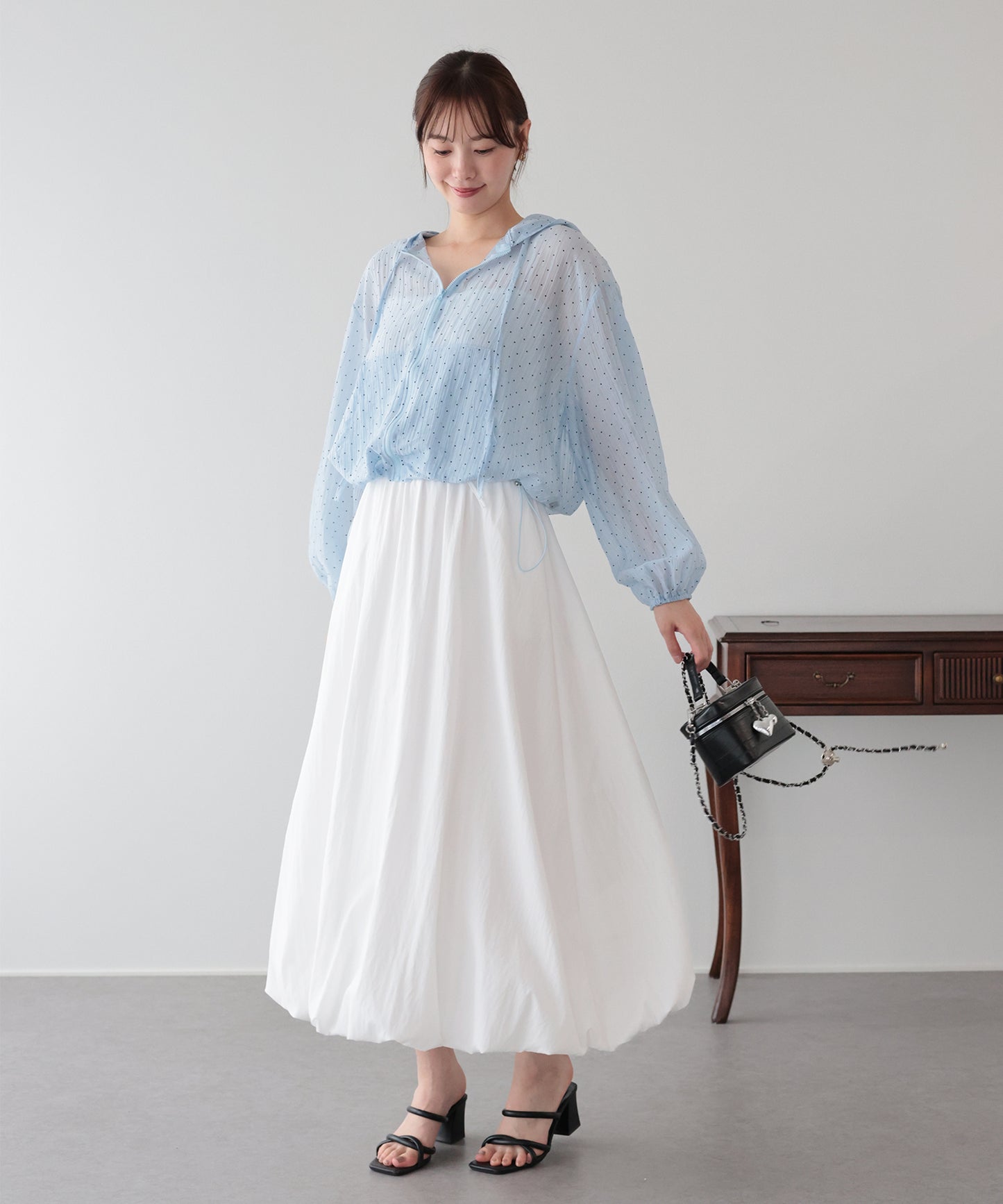 【早割5％OFF】バルーンロングスカート