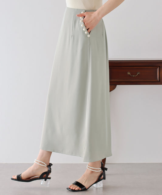 【SALE】ポケットパールラインスカート