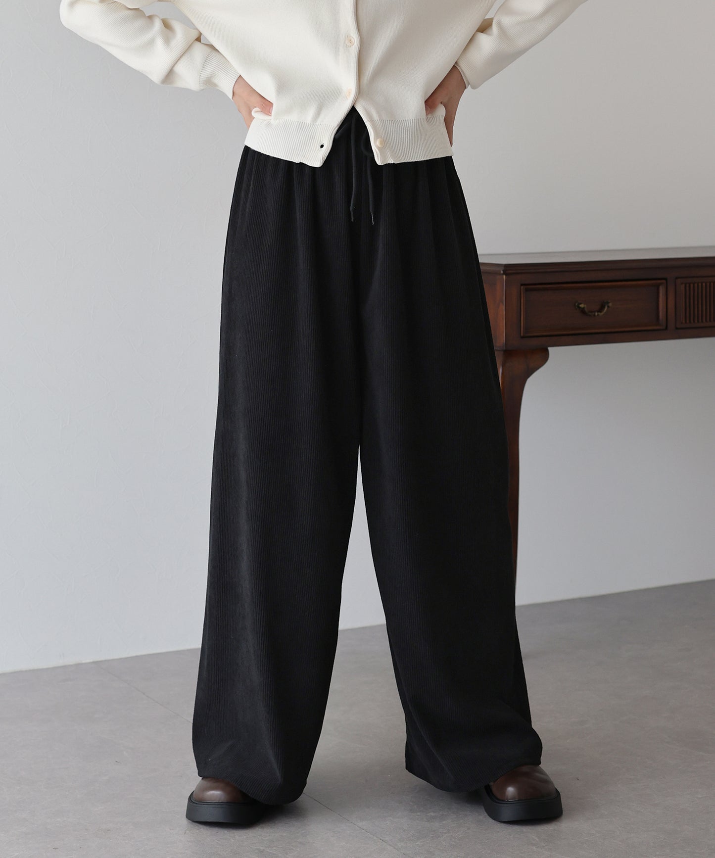 コーデュロイイージーパンツ