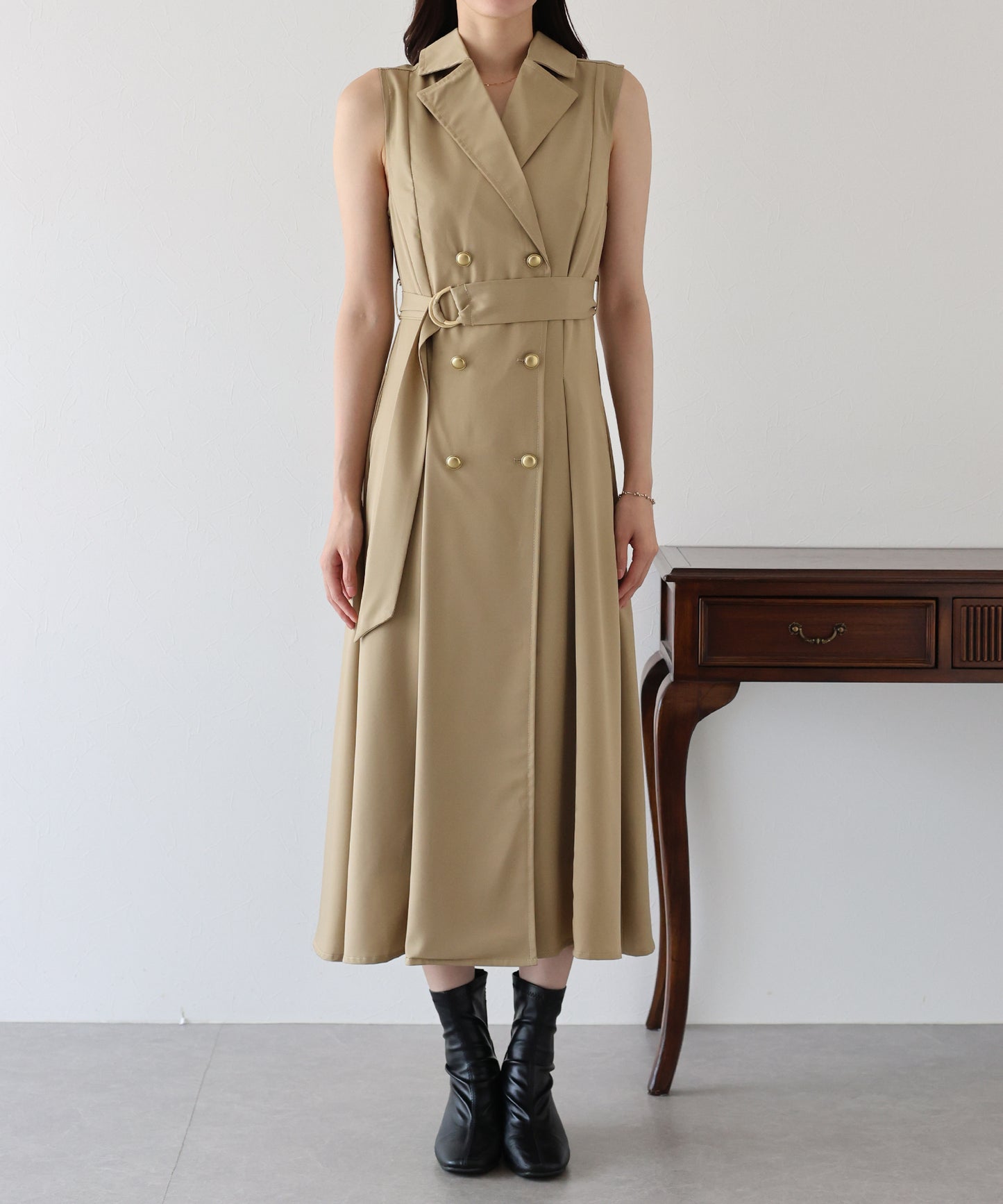 【TIME SALE】トレンチジレワンピース