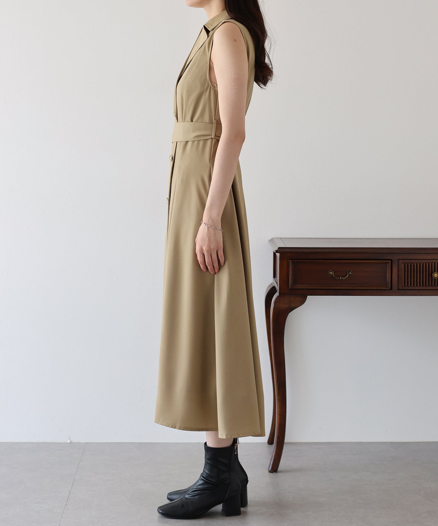 【TIME SALE】トレンチジレワンピース