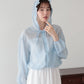 【早割5％OFF】フード付きドットシアーシャツ【メール便】