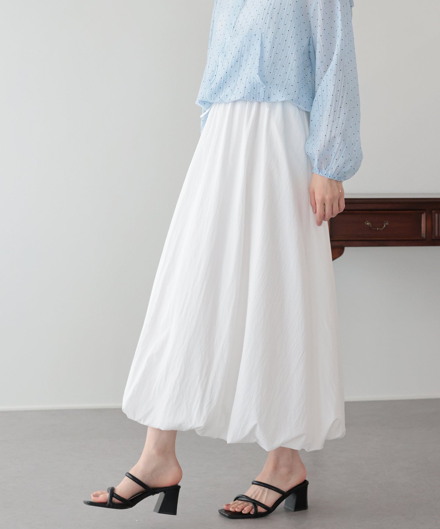 【早割5％OFF】バルーンロングスカート