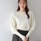 【早割5％OFF】ウール混ボリュームスリーブドルマンニット