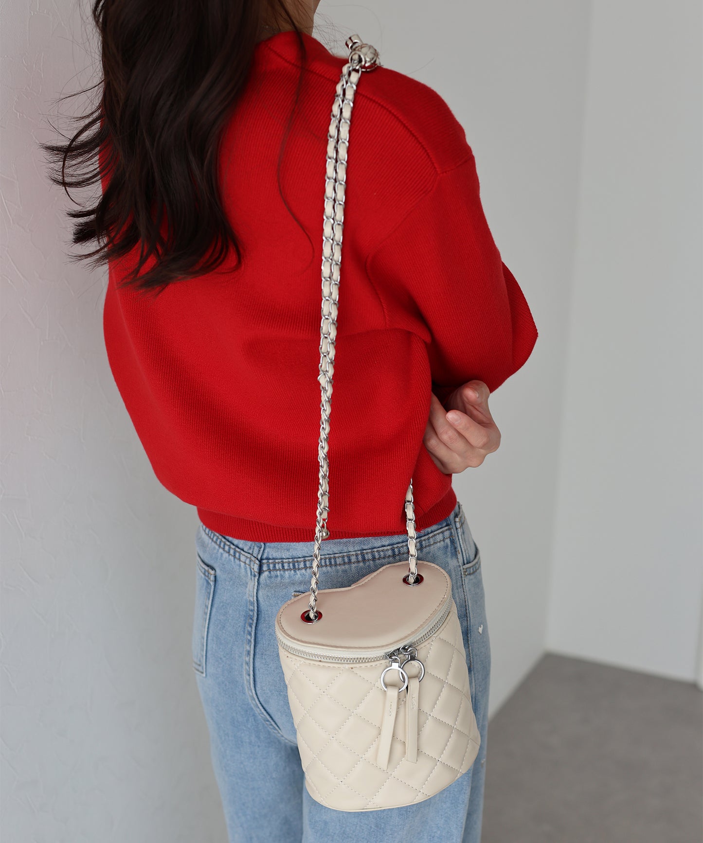 【早割5％OFF】ハートキルティングバッグ