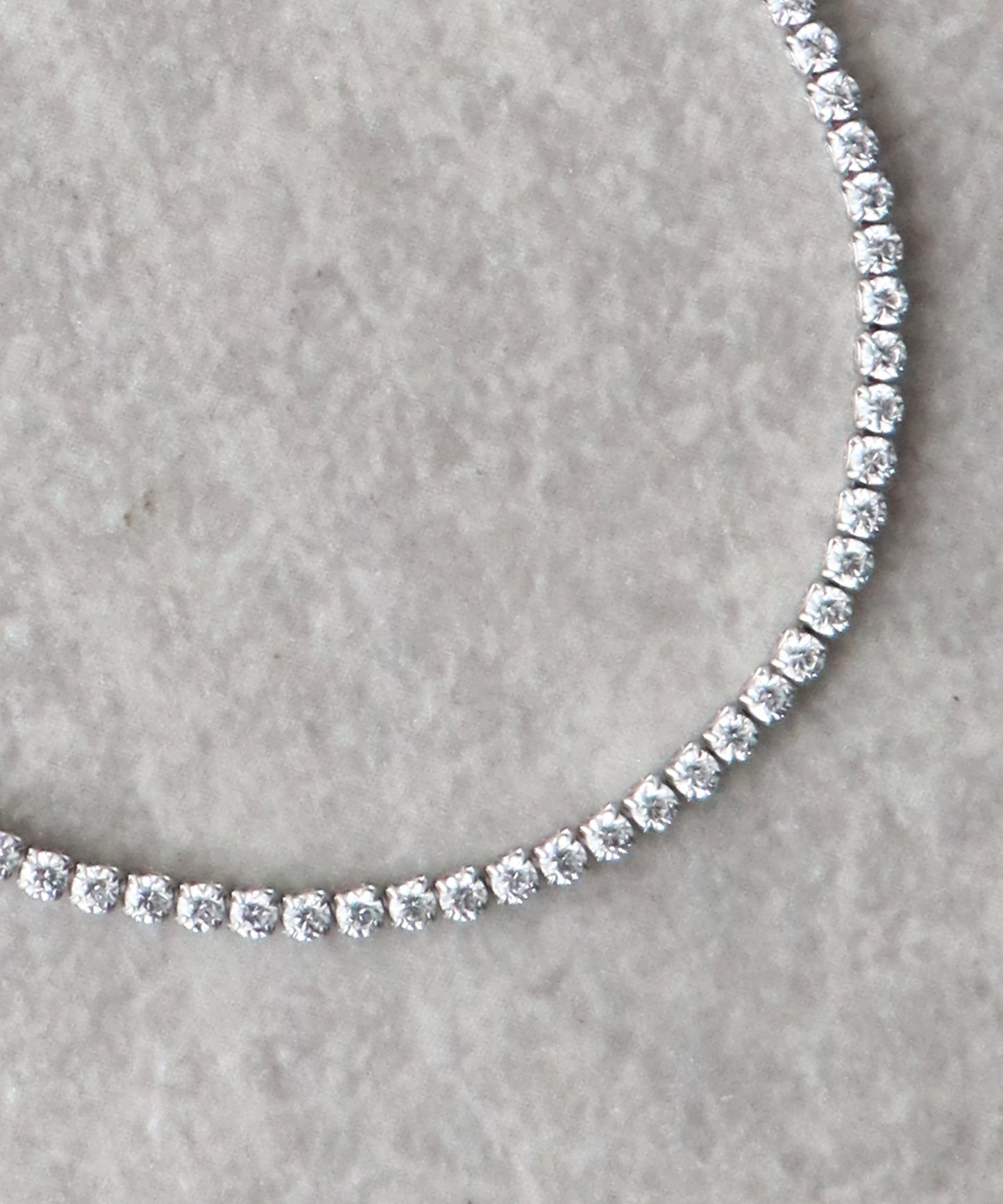 【早割5％OFF】ジルコニアテニスブレスレット / サージカルステンレス【ネコポス】