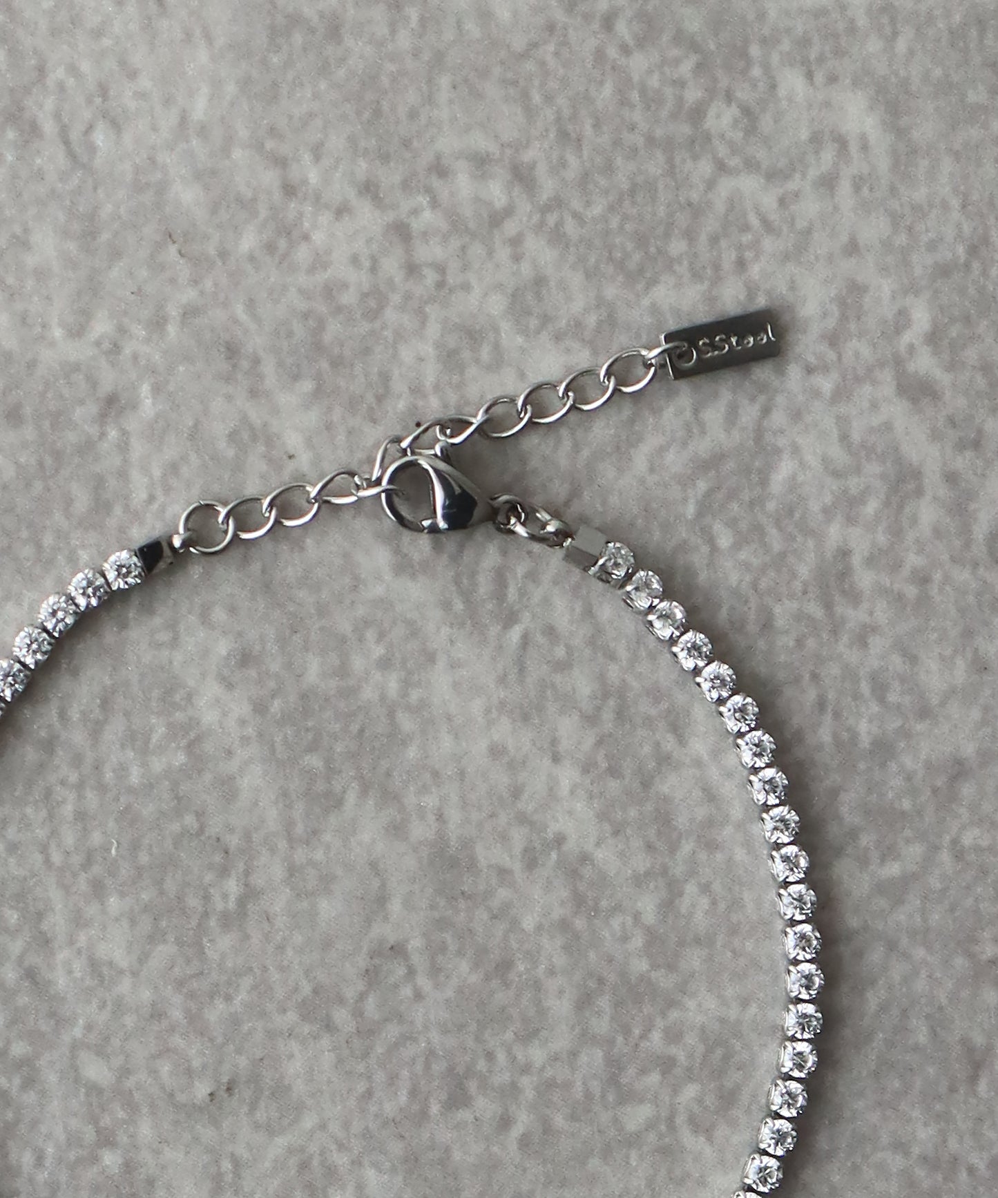 【早割5％OFF】ジルコニアテニスブレスレット / サージカルステンレス【ネコポス】