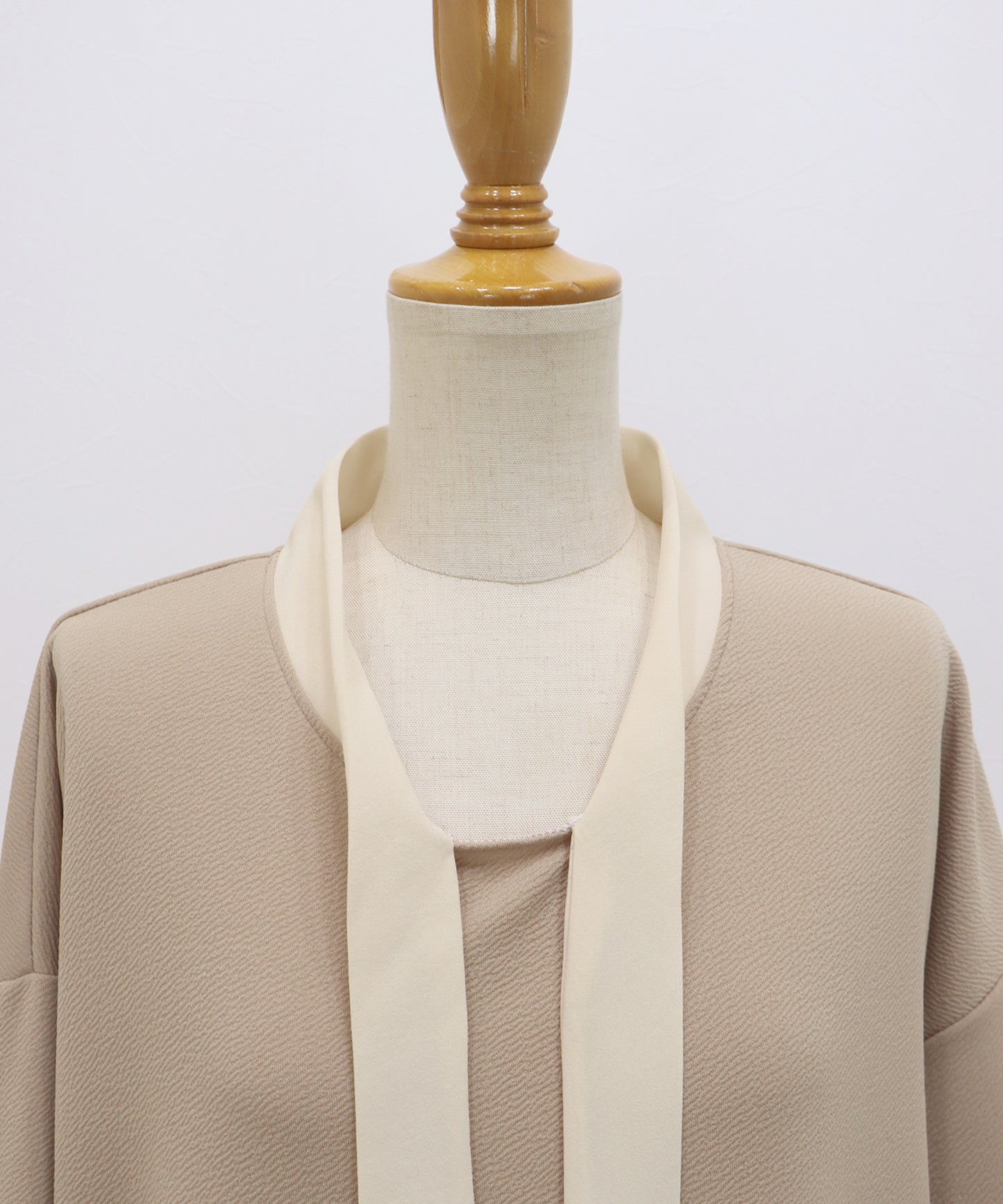 【早割5％OFF】バイカラーボウタイワンピース