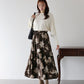 フラワーティアードスカート