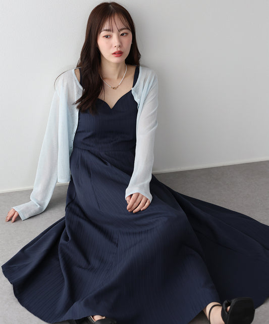 【早割5％OFF】ハートネックキャミワンピース