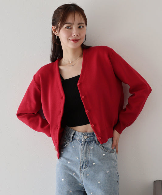 【早割5％OFF】もちもちダンボールニットカーディガン