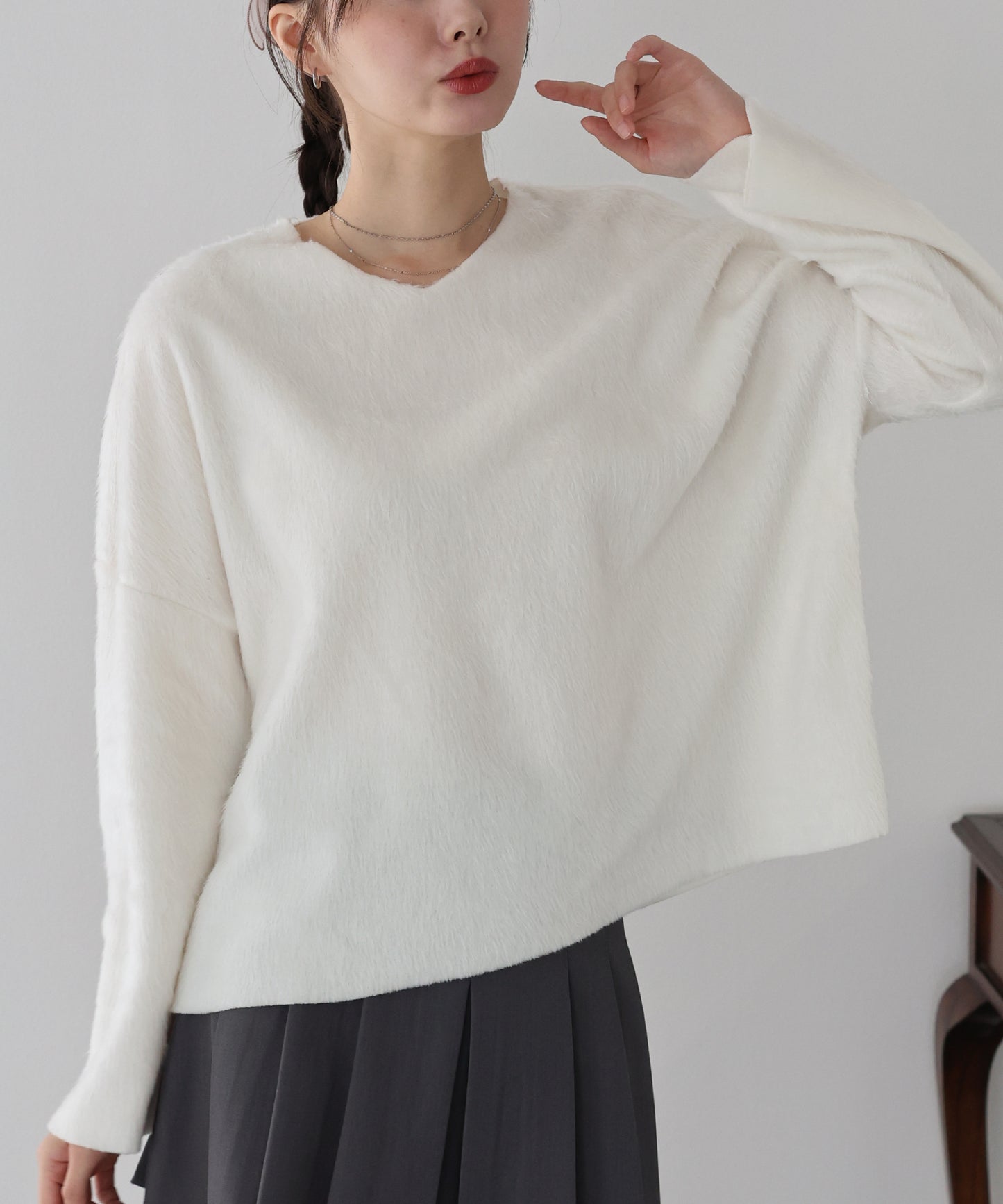 【早割5％OFF】シャギープルオーバー