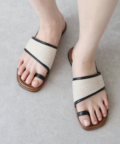 【SALE】ラタン風トングサンダル