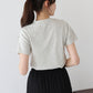 【TIME SALE】ワンポイントロゴ刺繍Tシャツ【ネコポス】