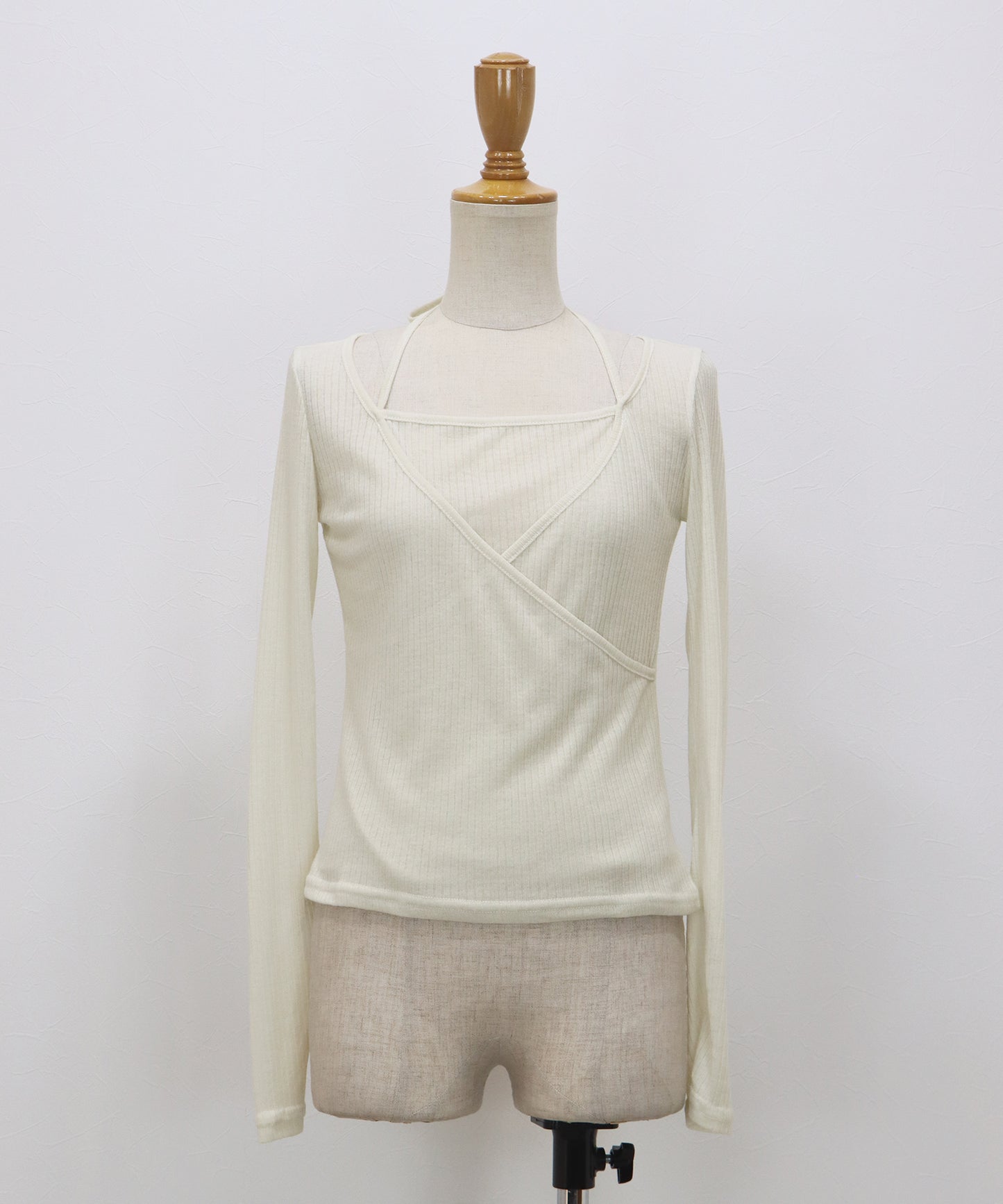 【早割5％OFF】レイヤードライクシアーカットソー【ネコポス】