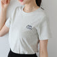 【TIME SALE】ワンポイントロゴ刺繍Tシャツ【ネコポス】
