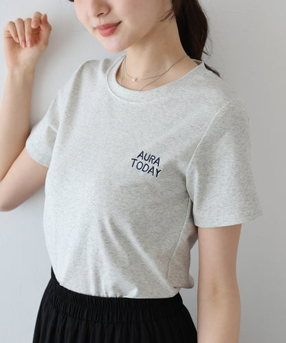 【SALE】ワンポイントロゴ刺繍Tシャツ【ネコポス】