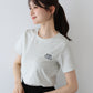 【TIME SALE】ワンポイントロゴ刺繍Tシャツ【ネコポス】