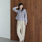 【早割5％OFF】ペプラムシャーリングシャツ