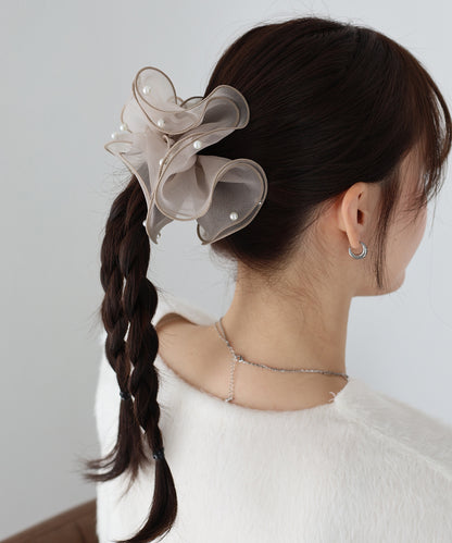 オーガンジーパールシュシュ【ネコポス】